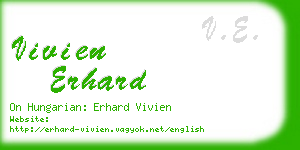 vivien erhard business card